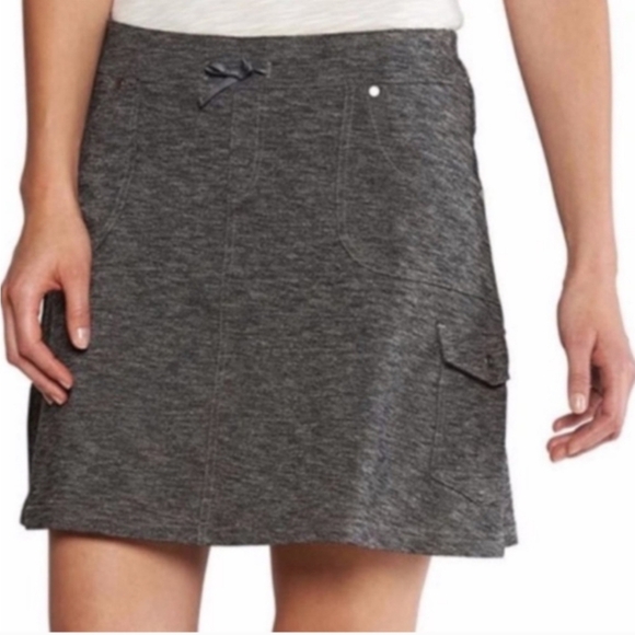 Kuhl Mova Skort Skirt Heather Gray Cargo Pocket Womens Sz Small EUC - Picture 1 of 13
